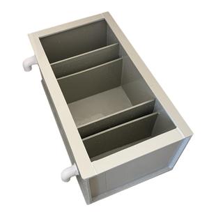 PP塑料大型加厚静音过滤槽鱼缸箱锦鲤池鱼池鱼缸过滤器定制过滤箱