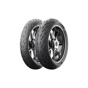 正品米其林Road6全天候半热熔防滑110/140/120/160/180/17寸轮胎