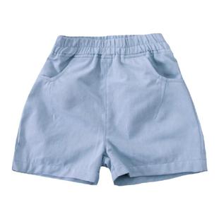 儿童短裤男童外穿夏薄款女童裤子纯棉中大童白色潮裤宝宝童装韩版