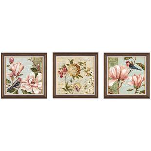 美式客厅装饰画沙发背景墙挂画高级正品油画肌理简约卧室餐厅壁画