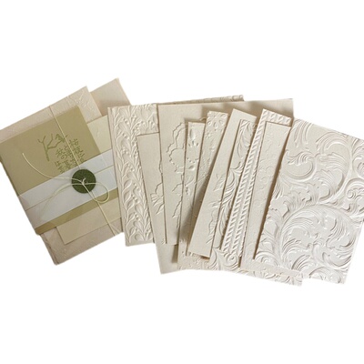 浮雕手账素材纸手工纸