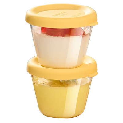 日式玻璃布丁杯带盖甜品酸奶杯耐高温双皮奶杯子烤箱小碗烘焙模具