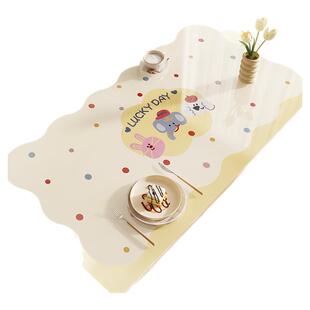 卡通餐桌垫pvc软玻璃桌面垫桌布免洗防水防油茶几垫子桌子保护垫