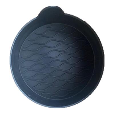 车载杯垫通用防滑垫创意圆形储物槽置物垫2片装汽车内饰水杯垫