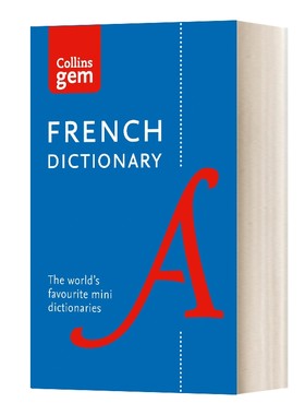 英文原版 French Dictionary Gem Edition 12th edition 柯林斯袖珍法语词典 英文版 进口英语原版书籍