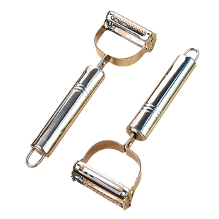 不锈钢削皮刀家用多功能刮皮刀水果蔬菜瓜刨土豆削皮器刨丝神器