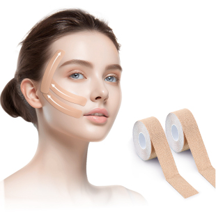 脸部肌肉贴提拉面部专用胶带绷带川字纹法令纹抬头纹皮肤肌内效贴