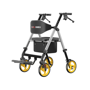 德国西德尔助行器老年专用辅助行走康复助步车手推代步车可推可坐