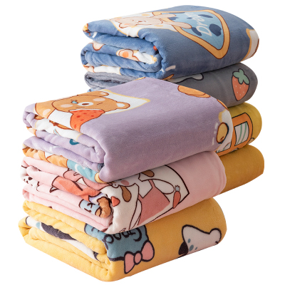 加厚牛奶绒珊瑚儿童床单单件宝宝婴幼儿园学生毛绒小床单冬天定制