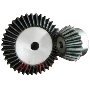 45钢伞齿轮5模6模高频淬火一比一变向一比二变速大扭矩90度锥齿轮