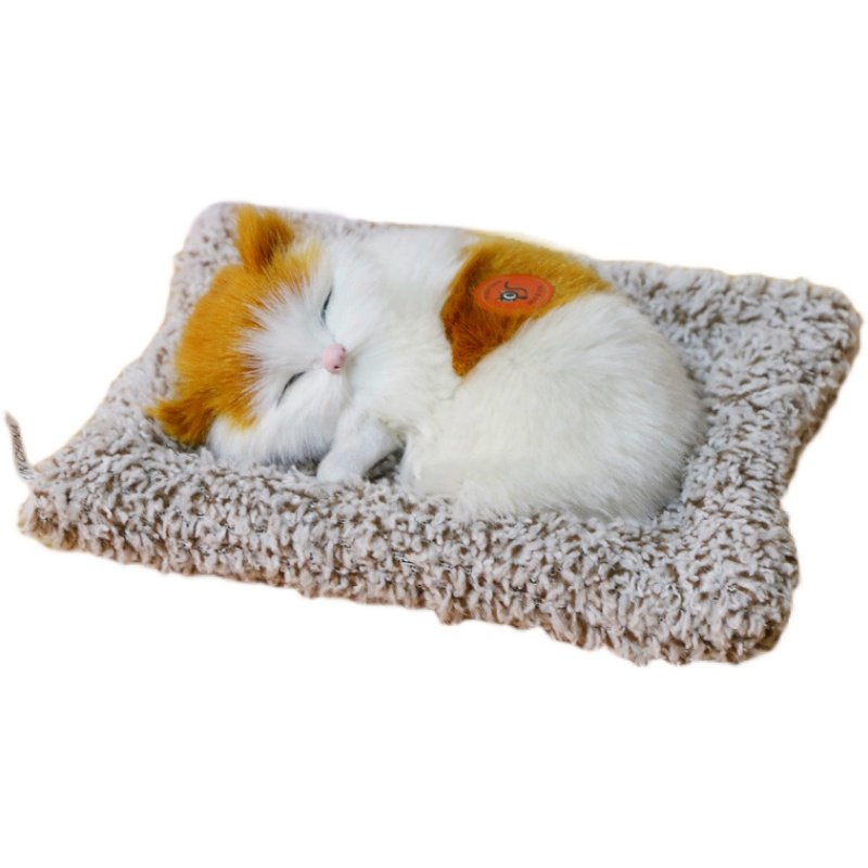 仿真猫咪玩偶会叫竹炭猫