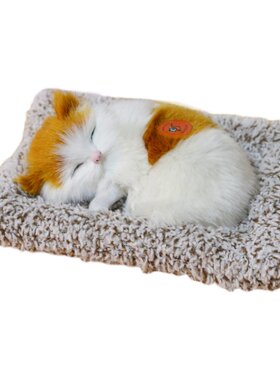 仿真猫咪玩偶会叫竹炭猫