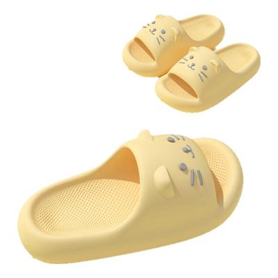卡通小猫拖鞋女2025新款夏季室内家居可爱防滑厚底外穿浴室凉拖鞋