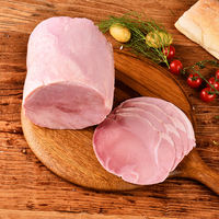 Parisian ham slices, Jambon Paris French breakfast sandwich, ready-to-eat Western restaurant, commercial pizza thumbnail 2