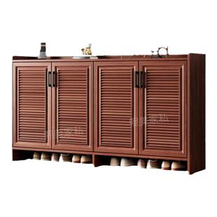 定制全铝合金鞋柜家用门口户外庭院花园阳台大容量防水防晒储物柜