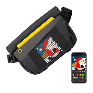 divoom slingbag v点音邮差包斜挎像素背包单肩包LED潮牌生日礼物