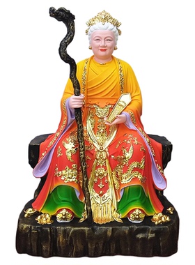 泰山奶奶碧霞元君神像泰山老母