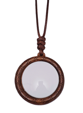 复古木头镂空花边项链底托