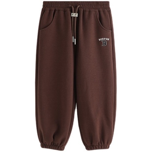 沫沫童装冬装女童卫裤2025秋冬季新款儿童加绒加厚运动一体绒裤子