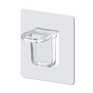 无痕粘贴层板托免打孔衣柜隔板层拖三角支架固定托钉层板固定配件