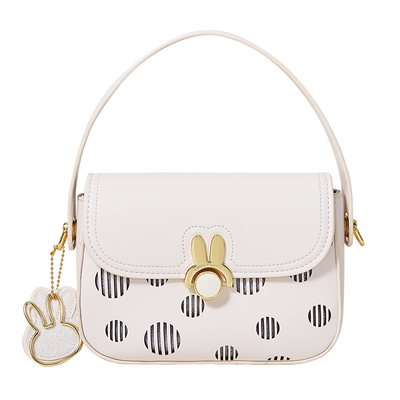 米菲纯色镂空小方包小众百搭文艺