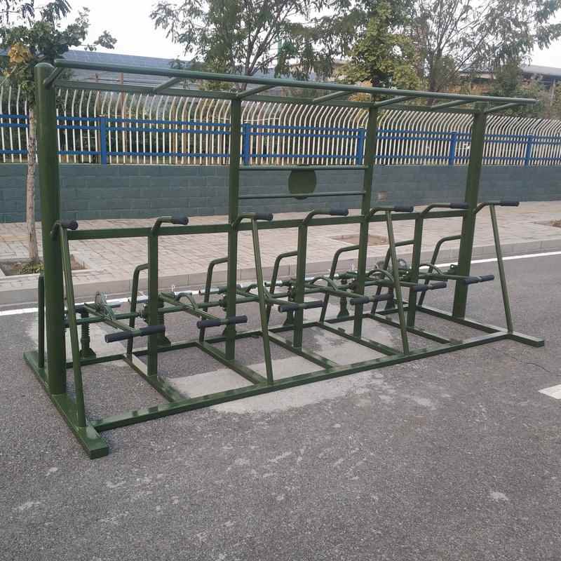 三角肌引体向上胸大肌  室外四位一体体能组合训练器材综合训练器