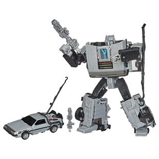 【新品现货】变形金刚联名系列回到未来千兆瓦 德罗宁跑车