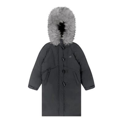 FDR官方店可拆貉子毛领长羽绒服