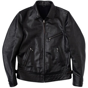 HDK(海觉) 穆赫兰道horse hide 全粒面轻涂茶芯马皮皮衣