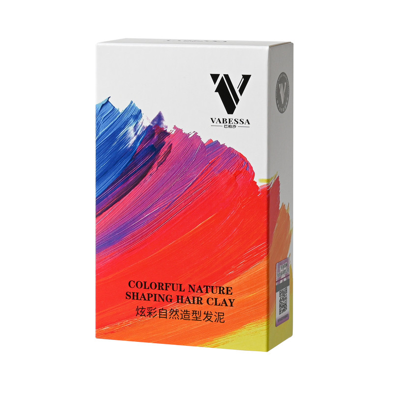 VABESSA奶奶灰发蜡男定型上色发泥颜色变色一次性膏造型蓬松