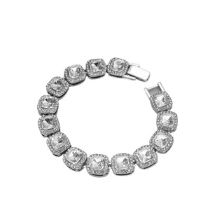 逆爱池骋田栩宁同款方糖锆石手链个性时尚满钻饰品情侣款柴鸡蛋