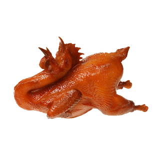 仿真道口烧鸡模型德州扒鸡烤鸡假样仿真菜品熟食卤鸡烧腊乳鸽定做