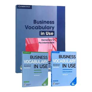 【顺丰包邮】进口剑桥商务初中高级词汇 Business Vocabulary in Use Elementary to Pre-Intermediate 商业词汇 英文原版工具书