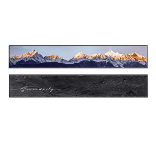 2025新款日照金山客厅沙发背景墙装饰画高档大气轻奢高级感挂画