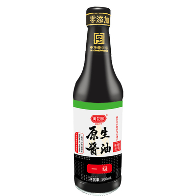 黄花园一级原生酿造酱油500ml