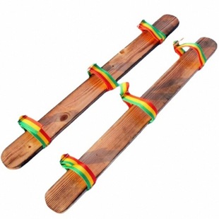 趣味运动会道具同舟共济木板鞋协力旱龙舟巨人脚步竞走三人大脚板