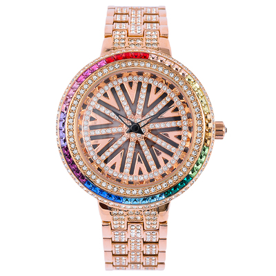 新年礼物送老婆满钻时来运转手表