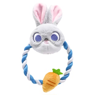 GiGwi贵为狗狗毛绒玩具迪士尼疯狂动物城发声玩具幼犬绳结狗玩具