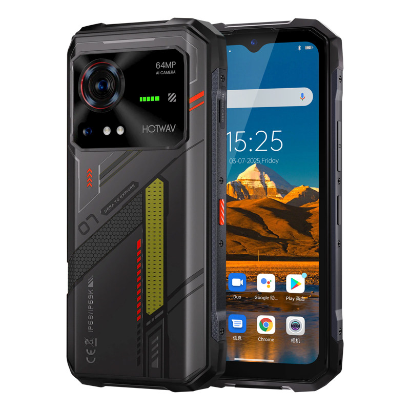 三防手机5G双屏夜视2亿像素安卓无线超长待机HOTWAV Hyper 7 Pro