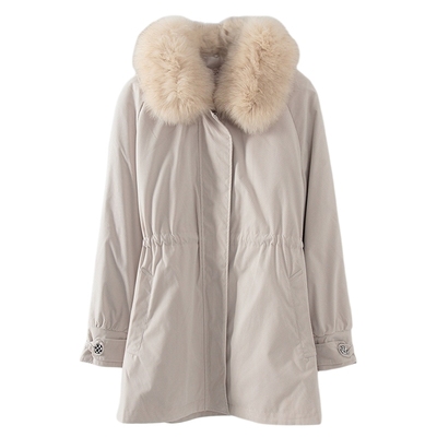 品牌撒柜清仓冬保暖毛皮时尚派克