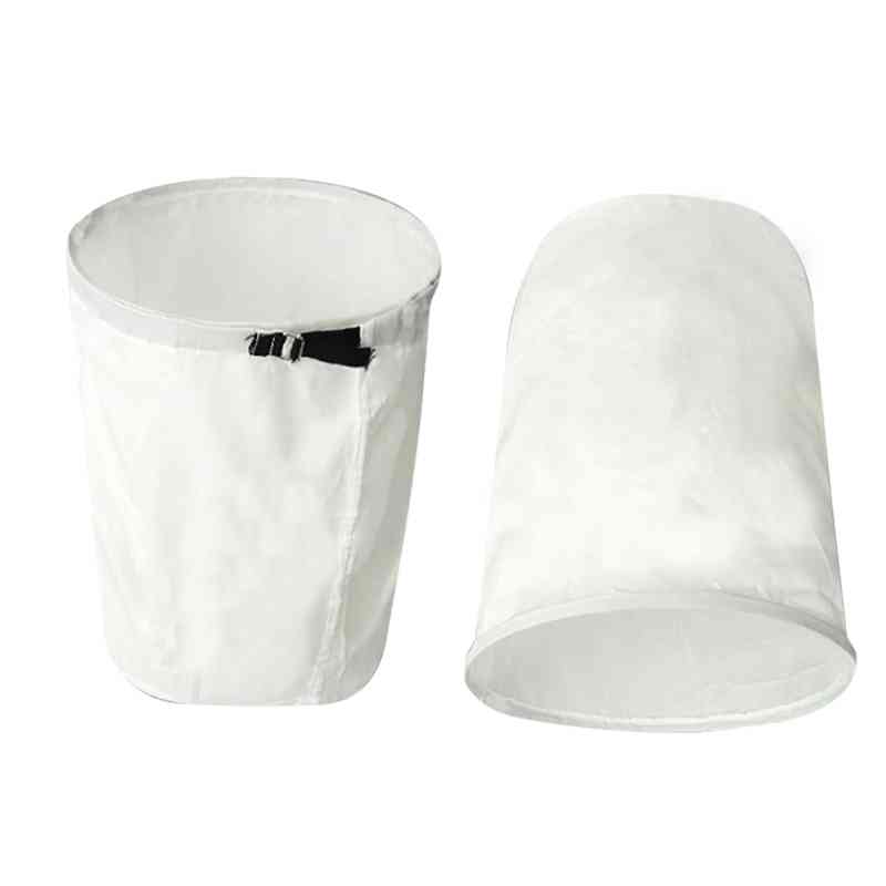 可定做除尘布袋滤袋工业粉尘木工吸尘绑带钢圈收尘布袋集尘布袋