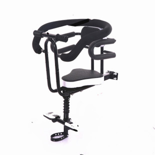 自行车儿童座椅快拆山地车弯梁车儿童座椅前置单车宝宝座椅秒拆款