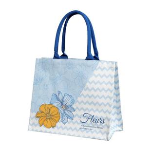 蓝颜帆布包大容量带拉链礼品袋手提袋子时尚外出帆布袋定制购物袋