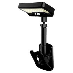 太阳能户外灯2025新款夹子灯室外阳台家用庭院灯人体感应照明路灯