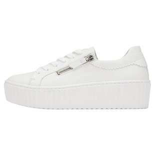 Gabor德国嘉步 63200休闲鞋 小白鞋侧拉链深口板鞋