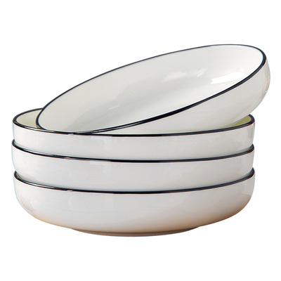 餐具尚韵骨瓷深盘圆形