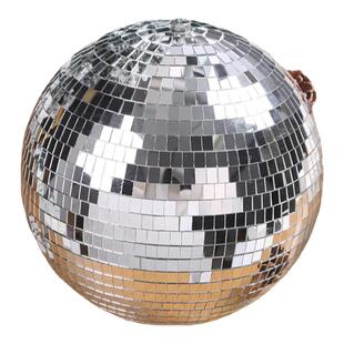 圣诞节装饰品镭射球镜面球反光球 disco迪斯科球  酒吧银色装饰球