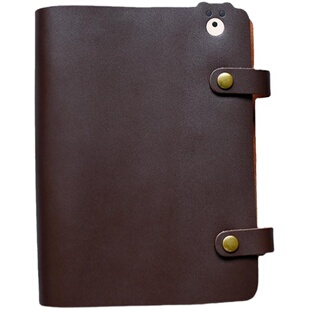 真皮存单票据收纳包多功能家庭证件收集册银行定期存单本A5活页本