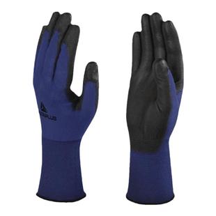 代尔塔劳保工作耐磨尼龙PU超薄贴合凉爽透气第二皮肤精细操作手套