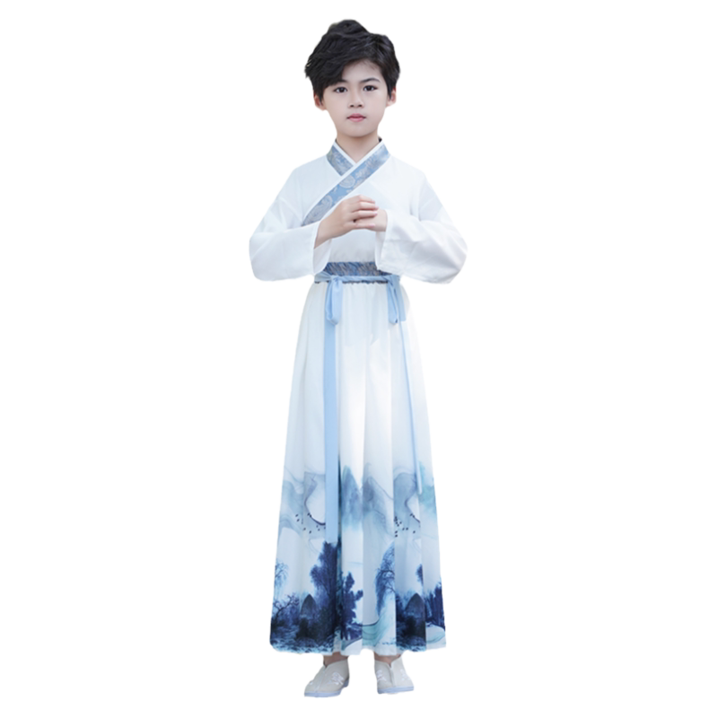 儿童古装槿木华男童春秋